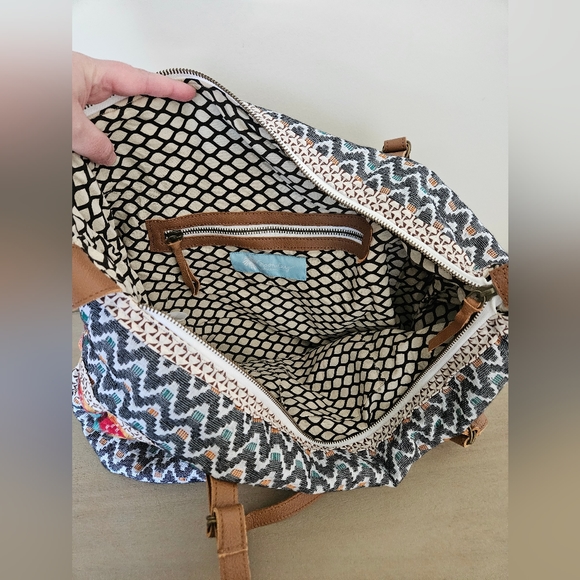 Noonday Collection Multicolor Patterned Tote - Picture 7 of 14